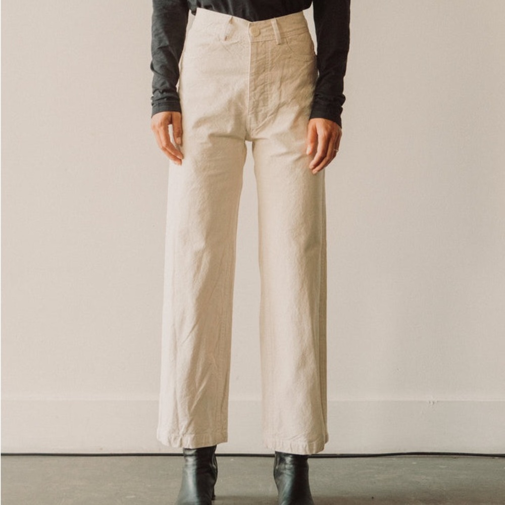 Jesse Kamm California Slim Pants in natural